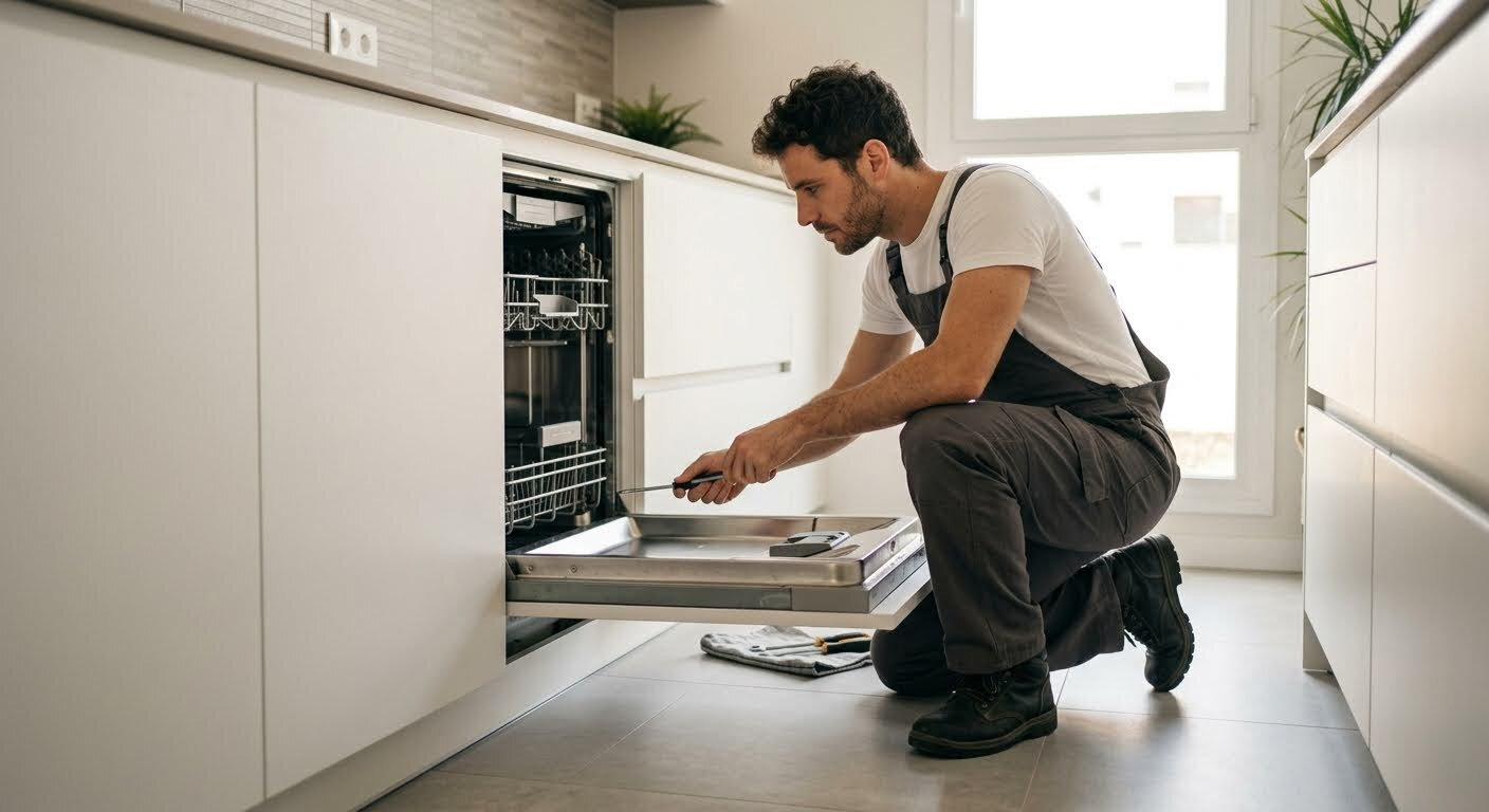 Técnico reparando Lavavajillas en Palma de Mallorca